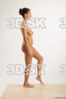 Walking reference of nude Leah 0008